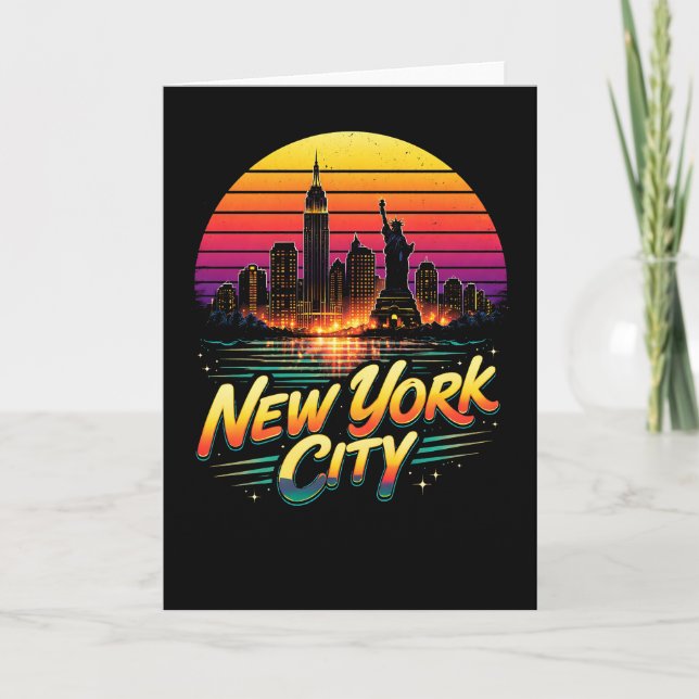 New York City Helgkort (Framsida)