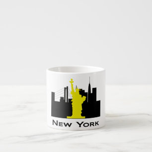 New York City horisont Espressomugg