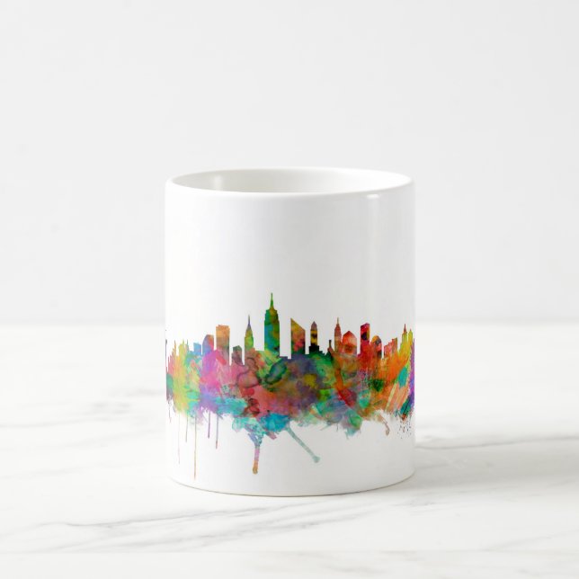 New York City horisont Kaffemugg (Center)