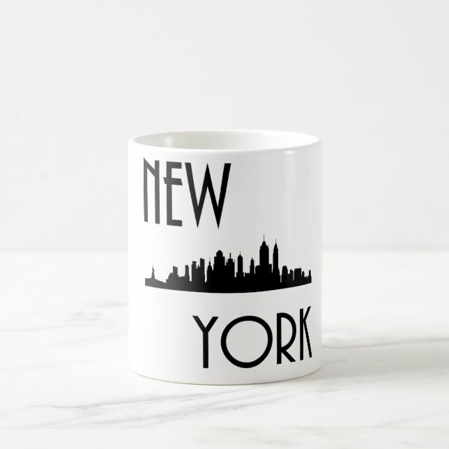 New York City horisont Kaffemugg (Center)