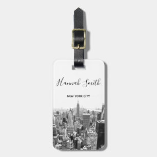 New York City horisont Personnalised Bagagebricka