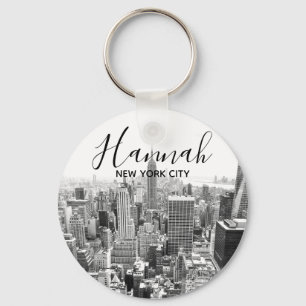 New York City horisont Personnalised Nyckelring