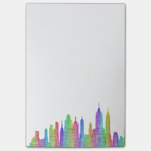 New York City horisont Post-it Block