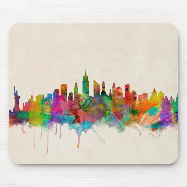 New York City horisontCityscape Musmatta (Framsidan)