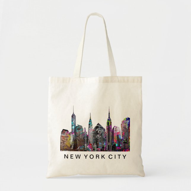 New York City i graffiti Tygkasse (Framsidan)