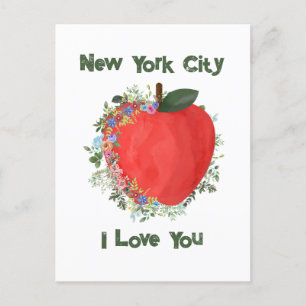 New York City I KÄRLEK DU Big Apple Vykort