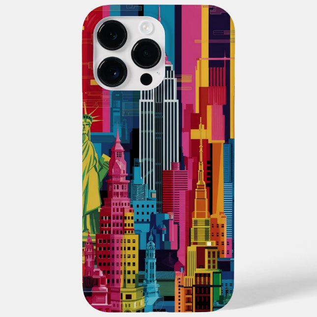 New York City i Kobras Vibrant Stil iphone case (Baksida)