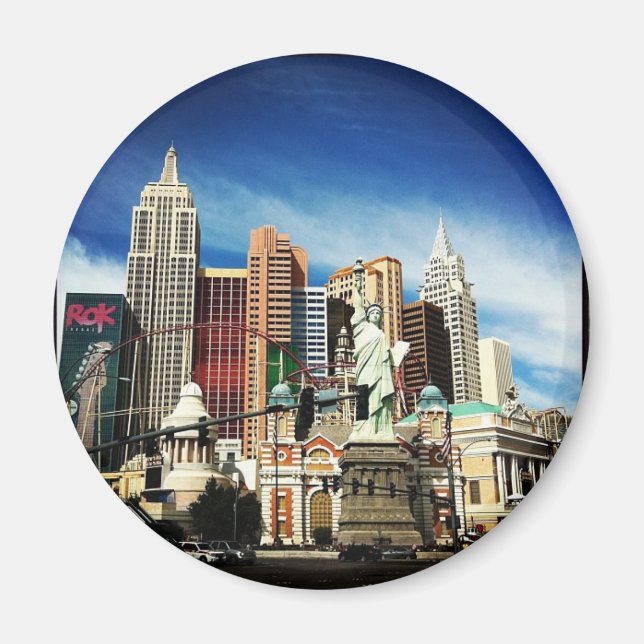 New York City i Las Vegas Magnet (Framsidan)