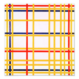 New York City I | Piet Mondrian | Fototryck