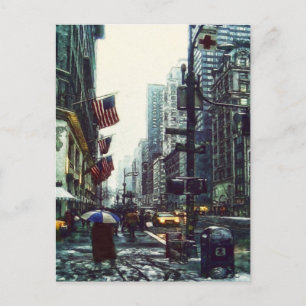New York City i Winter Vykort