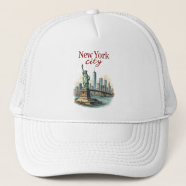 New York City – Iconic Statue & Skyline Hat Keps