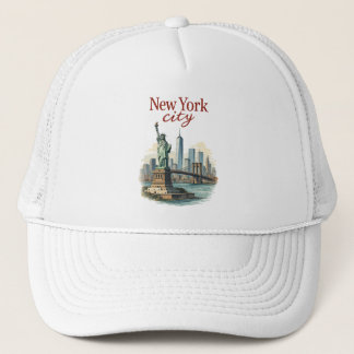 New York City – Iconic Statue & Skyline Hat Keps