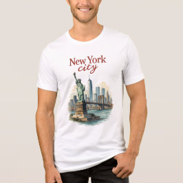 New York City – Iconic Statue & Skyline Shirt T