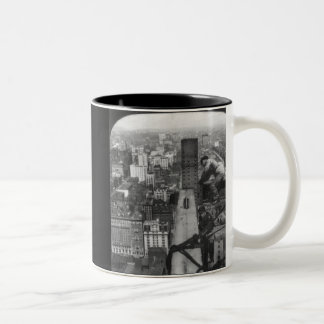 New York City järnarbetare Två-Tonad Mugg