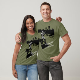 New York City Jazz Trumpetare Siluett T Shirt