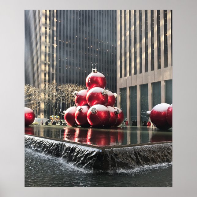 New York City jul Rockefeller Center NYC Poster (Framsidan)