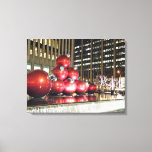 New York City-julen Canvastryck