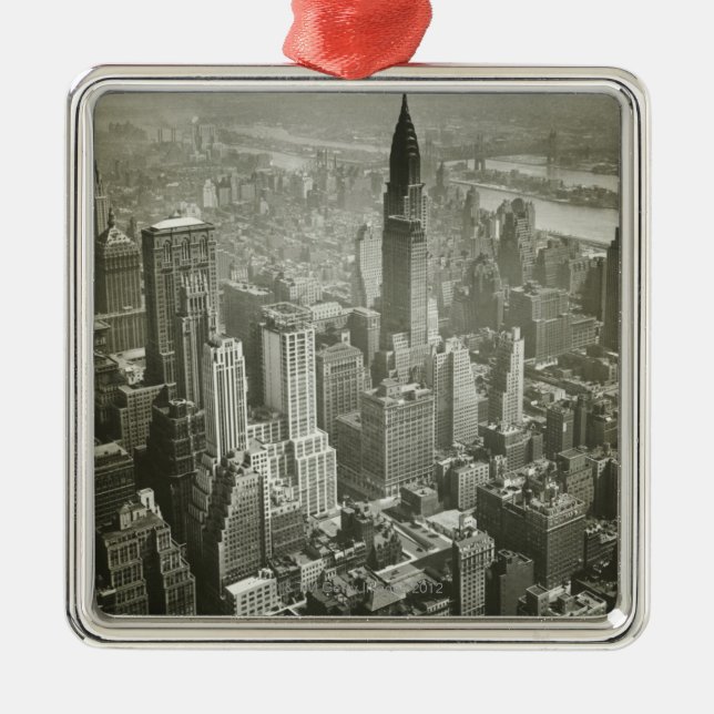 New York City Julgransprydnad Metall (Framsidan)