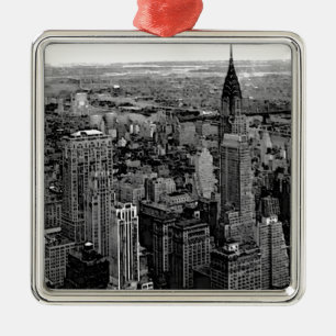 New York City Julgransprydnad Metall