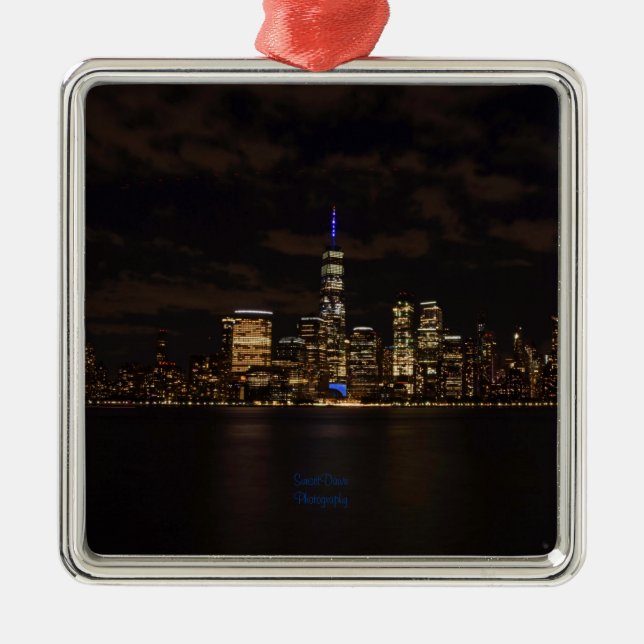 New York City Julgransprydnad Metall (Framsidan)