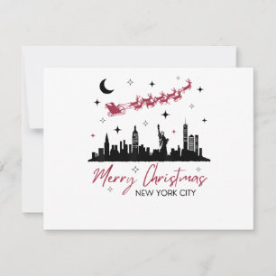 New York City Julresa, God Jul New Julkort