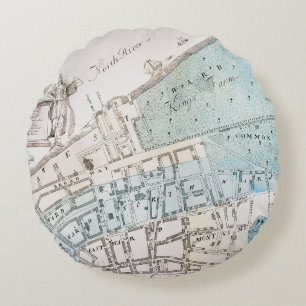 New York City karta, 1728 Rund Kudde