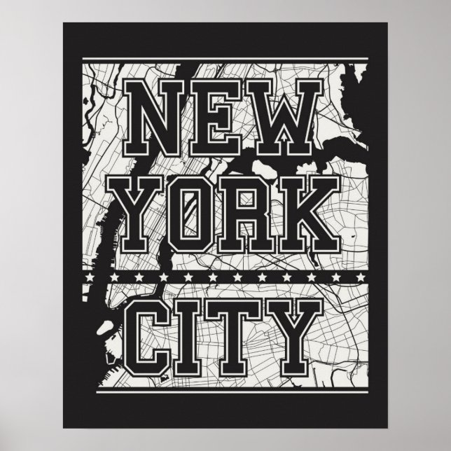New York City | KARTA Poster (Framsidan)