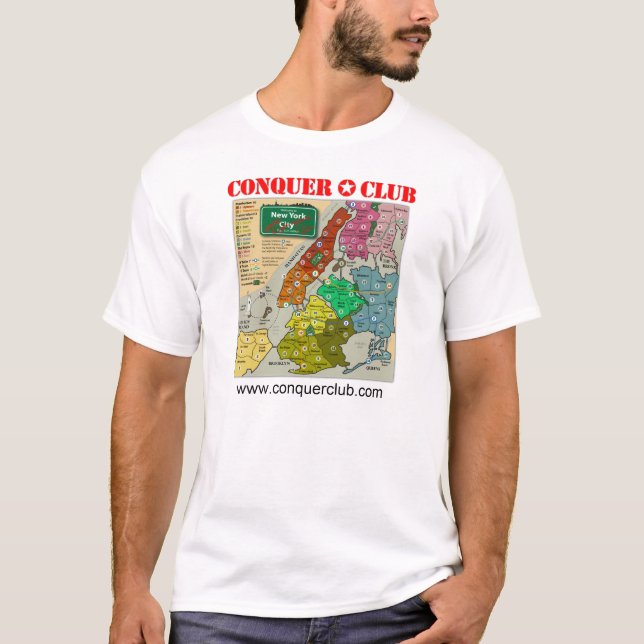 New York City karta T Shirt (Framsida)