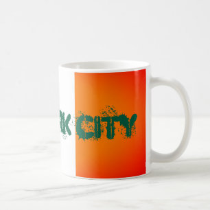 New York City keltisk anda - NYC irländska flaggan Kaffemugg