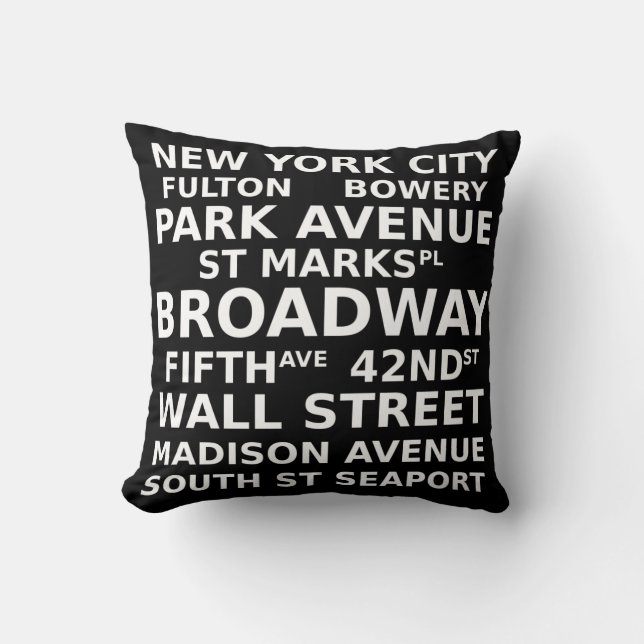 New York City Kudde (Framsida)