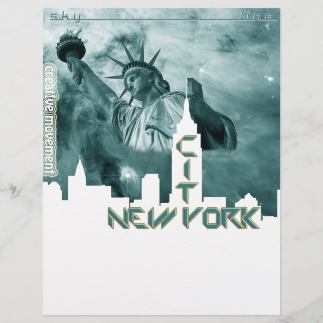 New York City Liberty Skyline (Framsida)