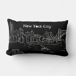 New York City Ligcape Dekorativ kudde
