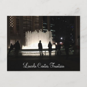 New York City Lincoln Center Par Watching Vykort