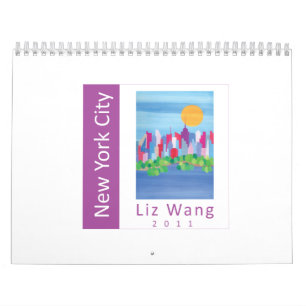 New York City - Liz Wang konstkalender 2011 Kalender