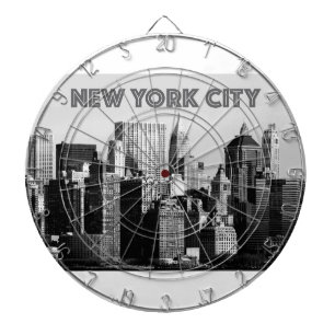 New York City Lower-Manhattan Pro Photo Darttavla