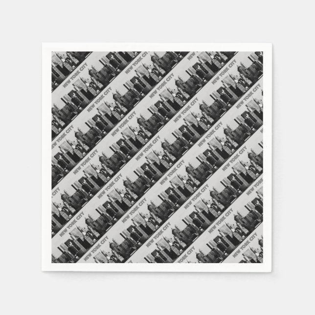 New York City Lower-Manhattan Pro Photo Pappersservett (Framsidan)