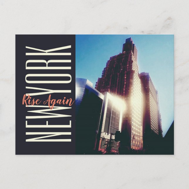 New York City-Lower Manhattan Vykort (Framsida)