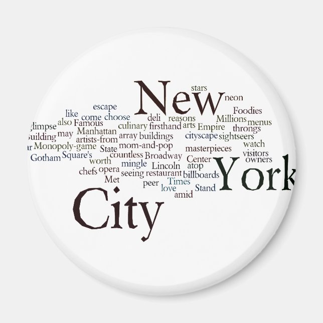 New York City Magnet (Framsidan)