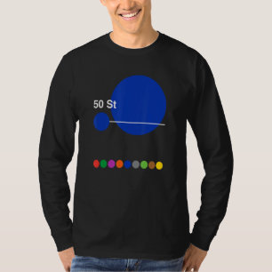 New York City Manhattan 50th Street T Shirt