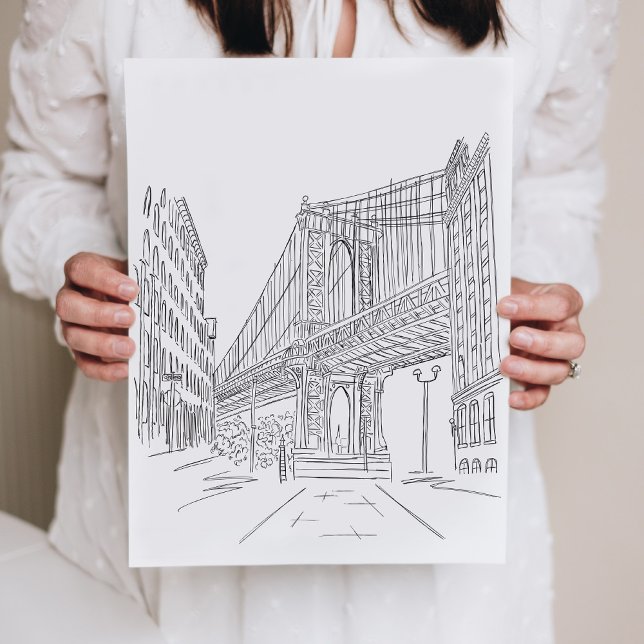 New York City Manhattan Bridge Poster (Skapare uppladdad)