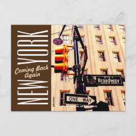 New York City-Manhattan-Broadway Vykort