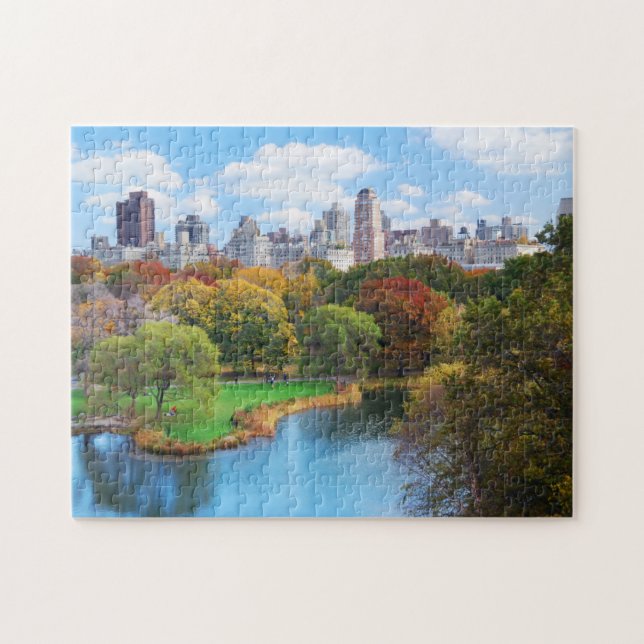 New York City Manhattan Central Park Panorama Pussel (Horisontell)