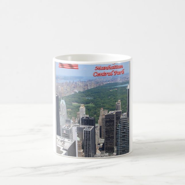 New York City - Manhattan & Central Park - USA - Kaffemugg (Center)