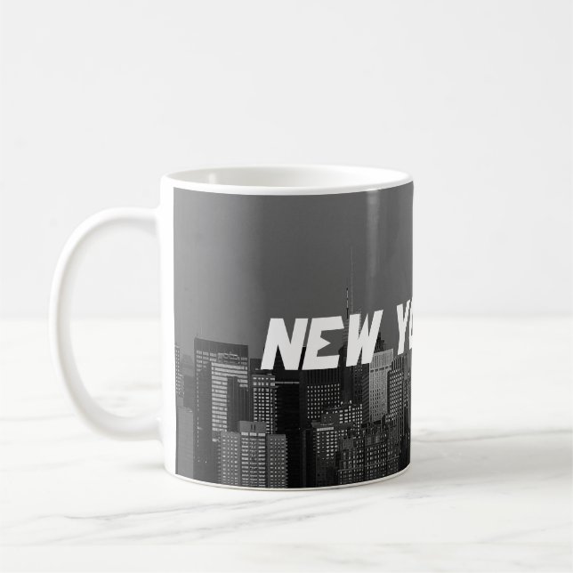 New York City Manhattan Empire state Byggande Coff Kaffemugg (Vänster)