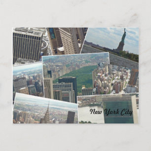 New York City Manhattan Multiview Vykort