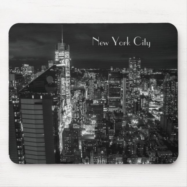New York City Manhattan natthorisont Musmatta (Framsidan)