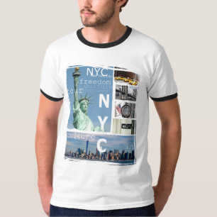 New York City Manhattan Nyc Liberty Statue Ny T Shirt
