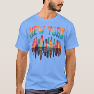 New York City Manhattan NYC Retro 70-tal 80-tal Si T Shirt