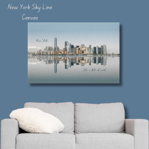 New York City Manhattan Skyline Canvastryck