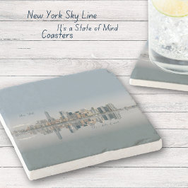 New York City Manhattan Skyline Stenunderlägg